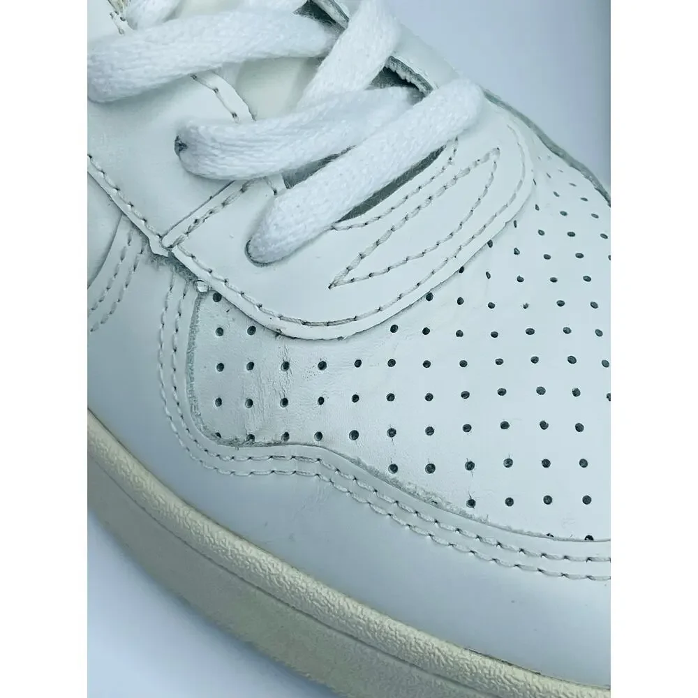 Veja V-10 Men’s Leather Sneakers size EU 42 US 9 extra white platine Retro Sport